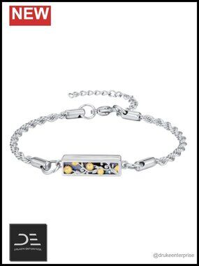 925 Sterling Silver Urn Bracelet for Ashes Abalone Shell Sunflower Cremation